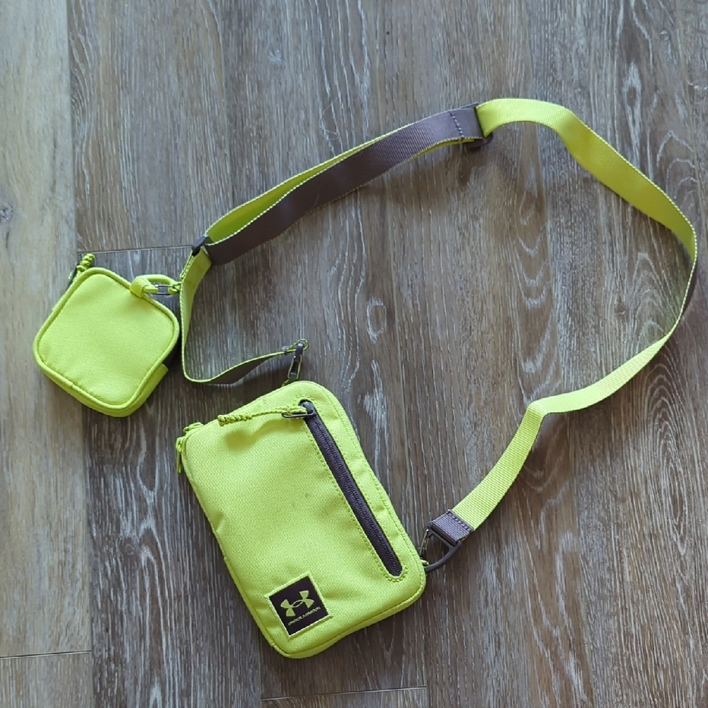 Under Armour Yellow Loudon Small Crossbody Bag